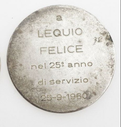 Medalla Ferrania 1960