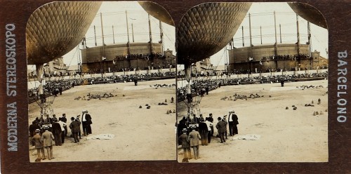 View cardboard estereo Barcelona Balloon Captive