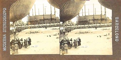 View cardboard estereo Barcelona Balloon Captive