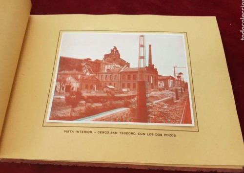 Libro fotografia 3D Minas De Almaden Republica 1934