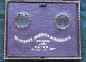 Stereoscopic daguerreotype of a lady" Mascher Stereoscope's Improved" 