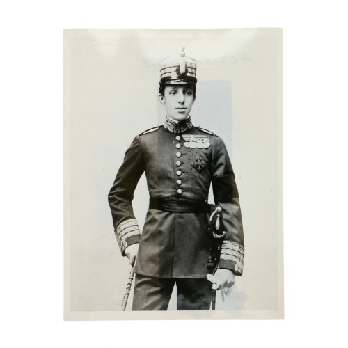 Original press photo Alfonso XIII