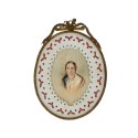 Hand painted portrait nineteenth century