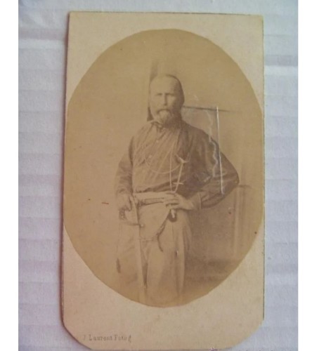 Carte de visite Guiseppe Garibaldi J. Laurent