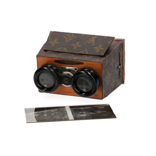 Unis stereo viewer-France Louis Vuitton fabric wrapped