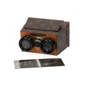 Unis stereo viewer-France Louis Vuitton fabric wrapped