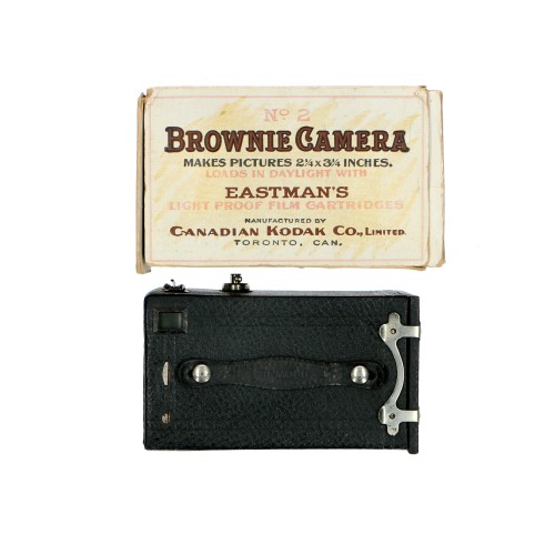 Cámara Kodak Brownie No. 2 con caja original