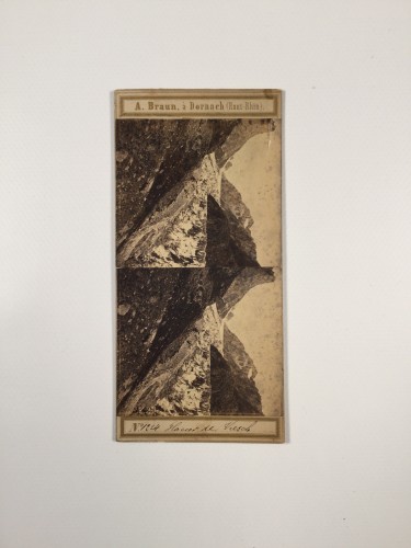 Vista estereo de cartón - Adolphe Braun