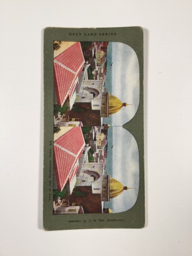 Vista estereo de cartón Holy Land Series