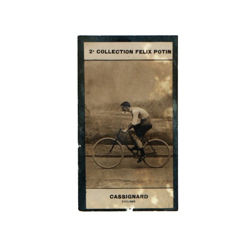 French cyclist chrome Cassignard 2nd collection Felix Potin