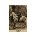 Tarjeta postal Franco a caballo por Jalón Angel