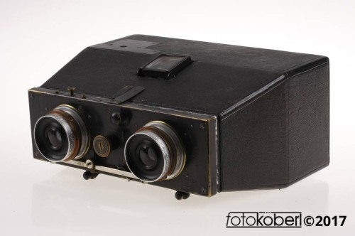 Stereo Camera Stereo Jumelle H. Bellieni 8x9cm