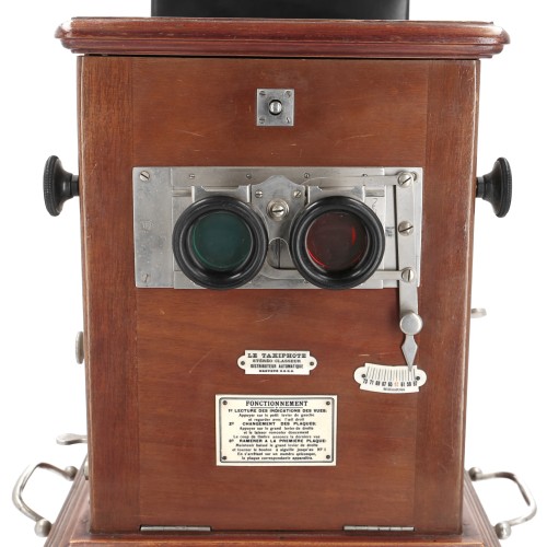 Taxiphote 45x107 stereo viewer and projector lamp
