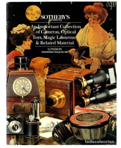 Livre « Une importante collection d'appareils photo, jouets optiques, lanternes magiques et matériels connexes " Sotheby