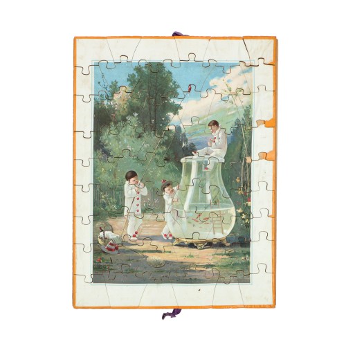 Lithography late nineteenth century puzzle