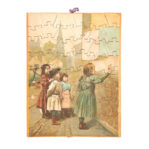 Puzzle late nineteenth century lithograph