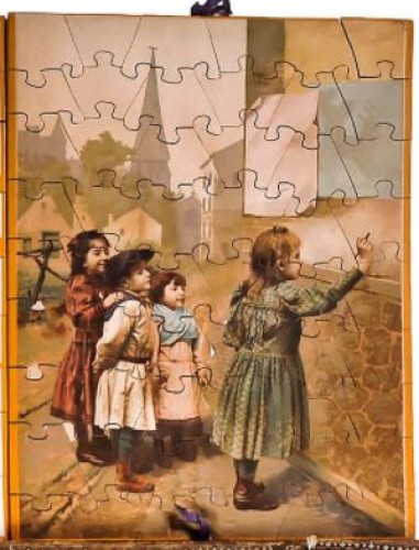 Puzzle late nineteenth century lithograph