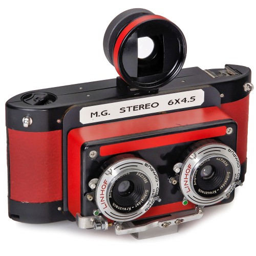 Stereo camera roll for vertical format 6 x 4.5 cm Graumann, Alemani