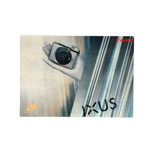 Publicidad Canon Ixus Alfombrilla