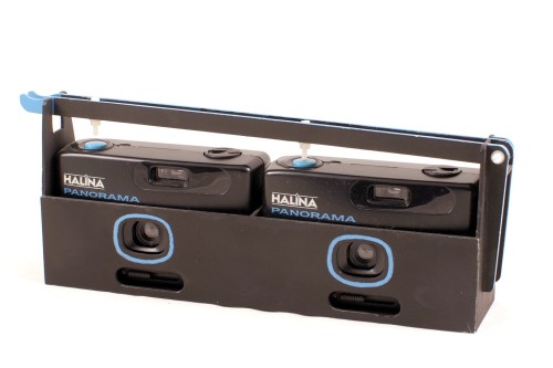 Pareja de cámaras compactas Halina panorámica