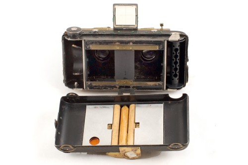 120 format artisan de la caméra stéréo utilisé par David Burder