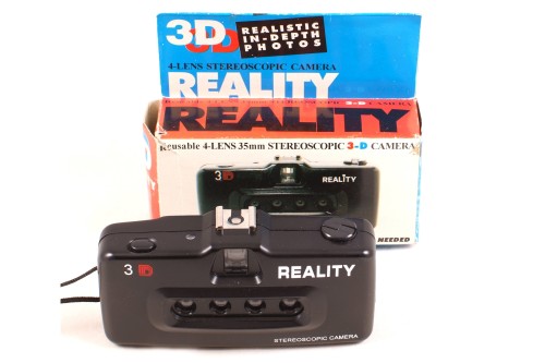 Cámara Reality esteroscópica lenticular de 4 lentes