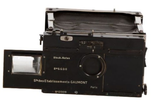 Notes de caméra Gaumont Bloc 6,5x9