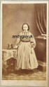 Carte de visite mujer neozelandesa Janet Ellen Ellis con visor estereo hecha por William Henry Davis de Nelson