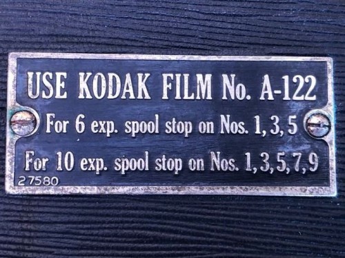 Cámara Kodak Panoram Kodak No. 3A
