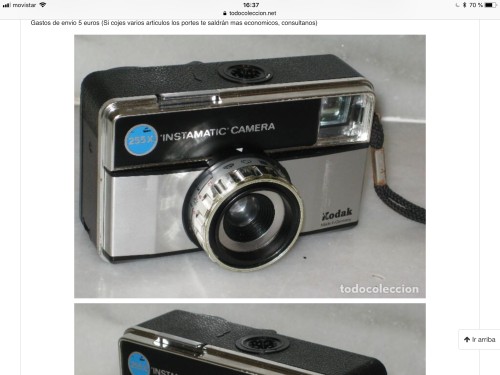 Kodak instamatic camera 255x