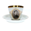 Taza de porcelana con fotografia