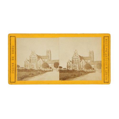 Vista estereoscópica con cámara de fotos - Eglise de Brou
