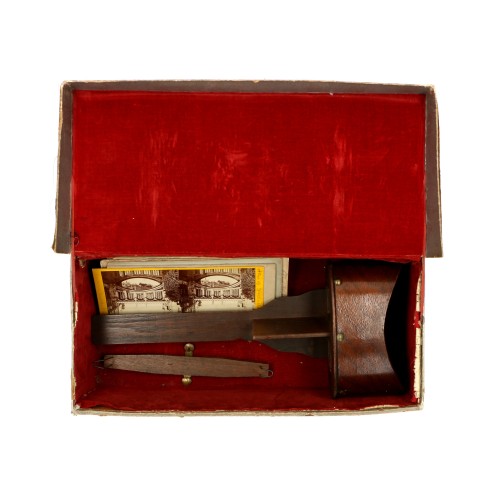 Visor estereo tipo Holmes colección Peter Bryce con caja y vistas