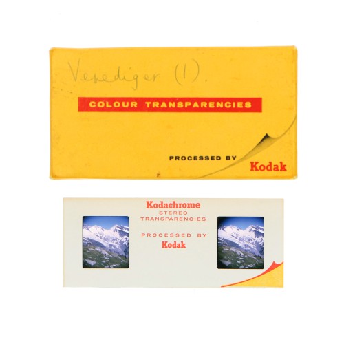 Vistas estereo Kodak 4x10 de Venediger, Austria x15 vistas
