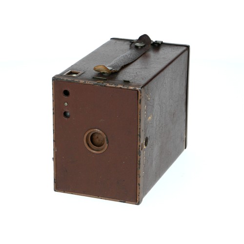 Cámara Kodak Brownie No.2 modelo F marrón