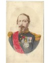 Carte de visite Napoleón III emperador de Francia, retrato iluminado de CAM Opticien