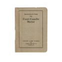 Fotometro Foot-Candle Meter General Electric Edison Lamp Works con funda