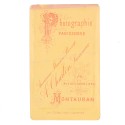 Carte de Visite Fotografo A.Charton