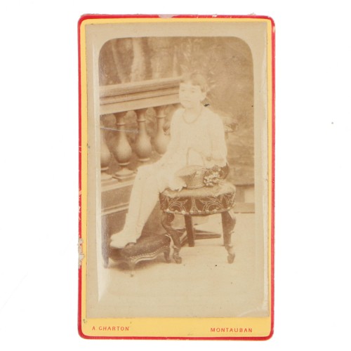 Carte de Visite Fotografo A.Charton