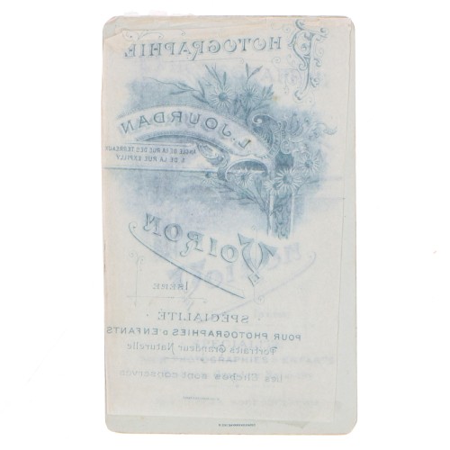 Carte de Visite Fotografo L.Jourdan