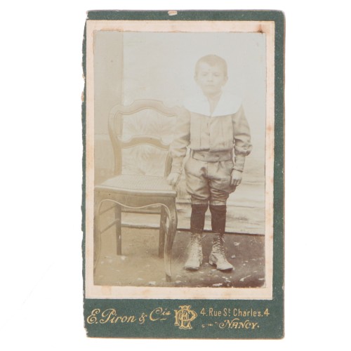 Carte de Visite Fotografo E.Piron