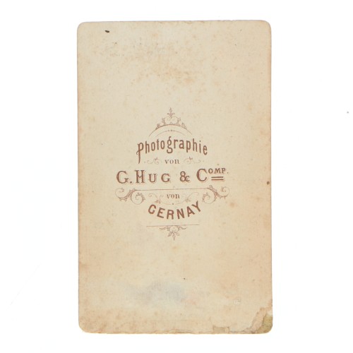 Carte de Visite Fotografo G.hug