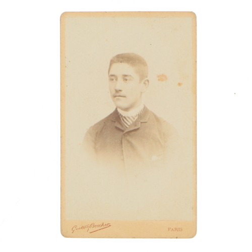 Carte de Visite Fotografo Gustave Roscher