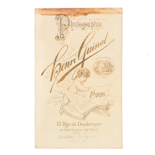 Carte de Visite Fotografo Henri Guinol
