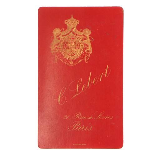 Carte de Visite Fotografo C. Lebert