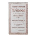 Carte de Visite Fotografo F.Gonon