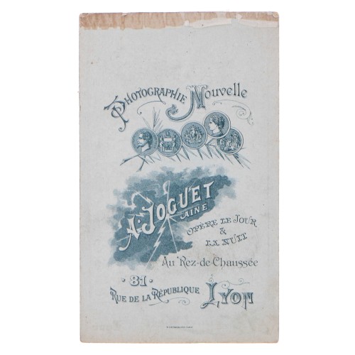 Carte de Visite Fotografo A.Joguet Aine
