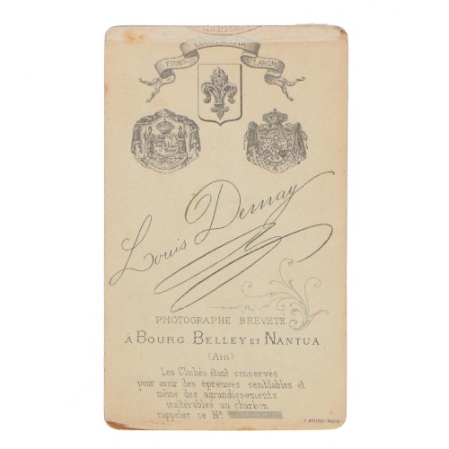Carte de Visite Fotografo Louis Demay