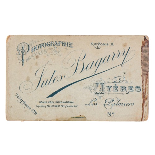Carte de Visite Fotografo Jules Bagarry