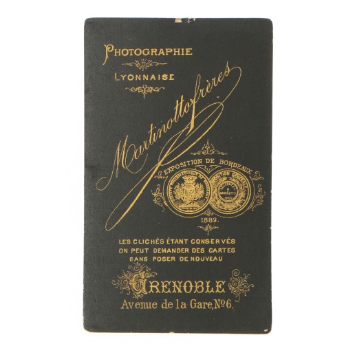 Carte de Visite Fotografo Martinotto Fures